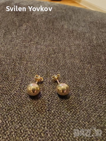 Продавам златни обеци 18к, снимка 3 - Обеци - 52908049