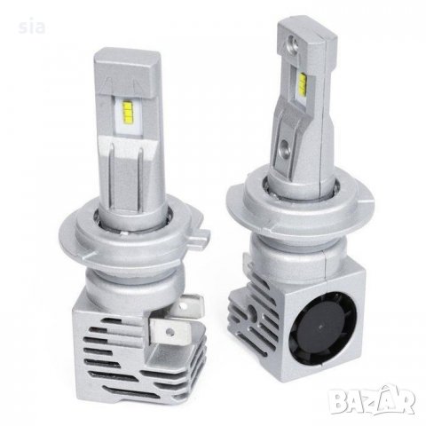 Комплект диодни крушки за фар LED H7, снимка 2 - Аксесоари и консумативи - 34378053