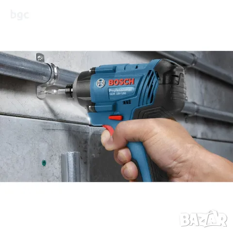 Акумулаторна ударна бормашина и винтоверт Bosch Professional GDR 180-LI, 18V, 2800 об/мин, 3600 удар, снимка 3 - Бормашини - 50359756