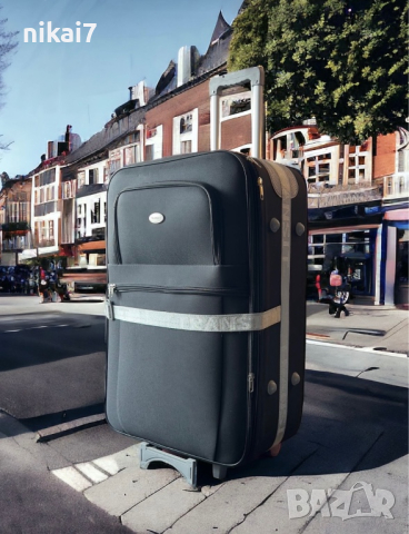 WeTravel пътнически куфар TRANSIT черен 3 колела 78/52/33разширяем+5см, снимка 10 - Куфари - 44792487