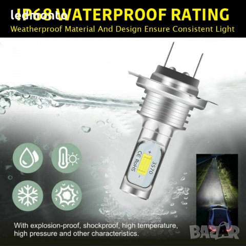 Лед крушки H7 , H1 , H11 LED лед крушки Х7 мини лед крушки, снимка 5 - Части - 34428981