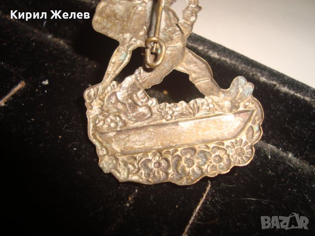 ПОСРЕБРЕНА АЛПИЙСКА ТУРИСТИЧЕКА АЛПИНИСТКА ЗНАЧКА ШВЕЙЦАРСКА РЯДКА 18382, снимка 7 - Колекции - 30967407