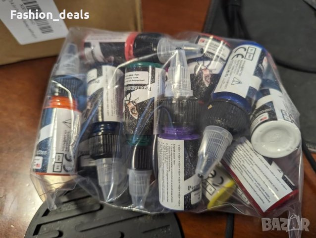 Нови Професионални Мастила за Татус 14+2 Цвята, Водна Основа, 1oz 15ml, снимка 7 - Други - 42629826