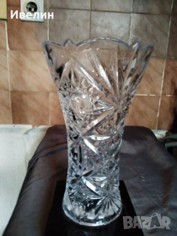 кристална ваза , снимка 2 - Вази - 29512828