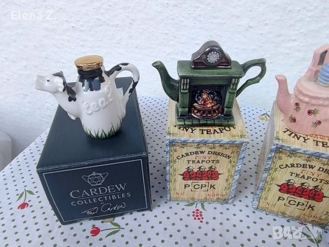 Колекционерски чайници- орнаменти Paul Cardew, снимка 8 - Колекции - 52798508