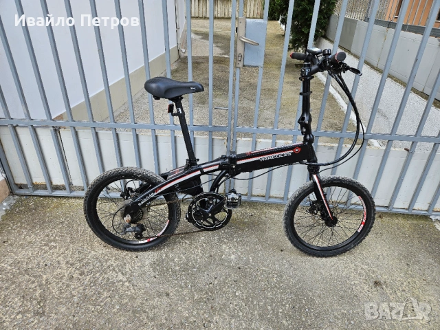 Електрически сгъваем велосипед 20 цола HERCULES-шест месеца гаранция