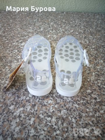 Силиконови сандалки номер 26 Chicco, снимка 4 - Детски сандали и чехли - 29661643