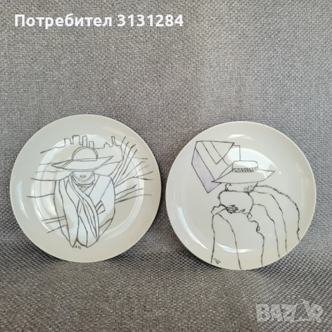 Чинии Forstenberg   арт модерно  рьчно рисуване Германия 