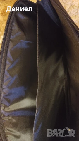 Черен Кожен Калъф за лаптоп или таблет Montreal - 40х30 см, снимка 3 - Калъфи, кейсове - 51067200