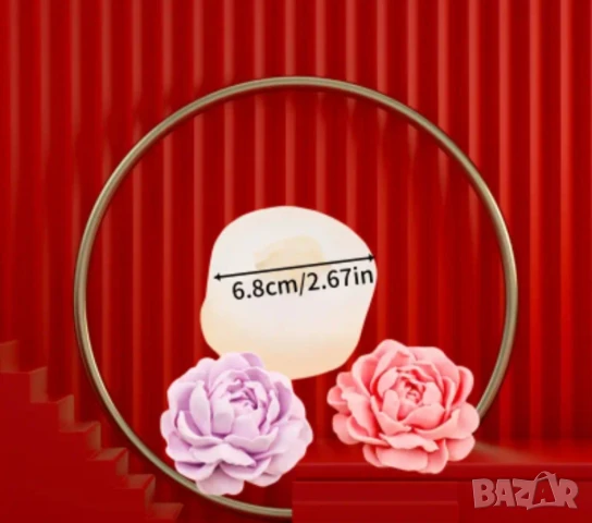 Молд жасмин 6,8 см (2), снимка 5 - Форми - 50554106