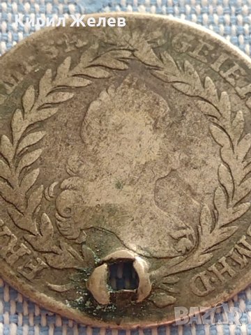 Сребърна монета 20 кройцера 1758г. Франц първи Свещена Римска империя 12235, снимка 5 - Нумизматика и бонистика - 42887110