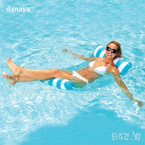 2859 Надуваем воден хамак за море басейн, снимка 6 - Надуваеми легла - 50545522