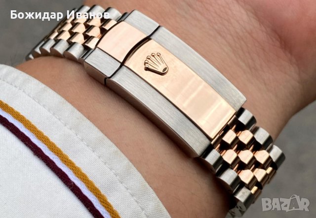 Rolex Datejust 41 Gold/Steel (ORIGINAL) Chocolate Diamond Dial Jubilee - Ref: 126331, снимка 12 - Мъжки - 37453210