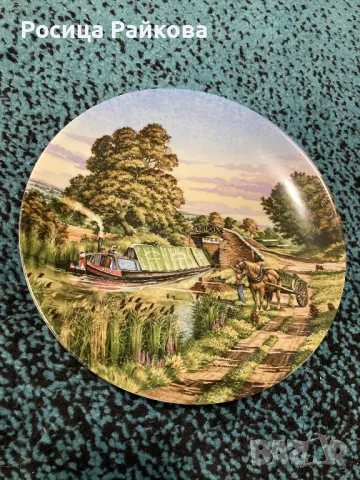 Колекционерски порцеланови чинии-3 броя, снимка 8 - Колекции - 48446096