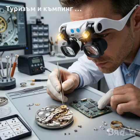 Очила със сменяеми лещи и LED осветление , снимка 6 - Други инструменти - 55965194