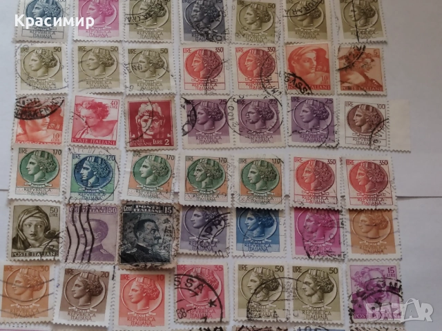 ПОЩЕНСКИ марки Италия , снимка 6 - Филателия - 52935448