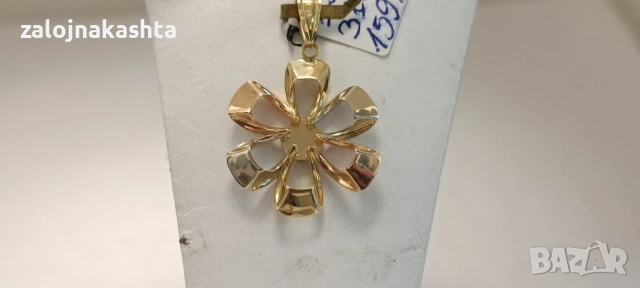 Нова-Златна висулка-1,56гр/14кр, снимка 2 - Колиета, медальони, синджири - 52738905