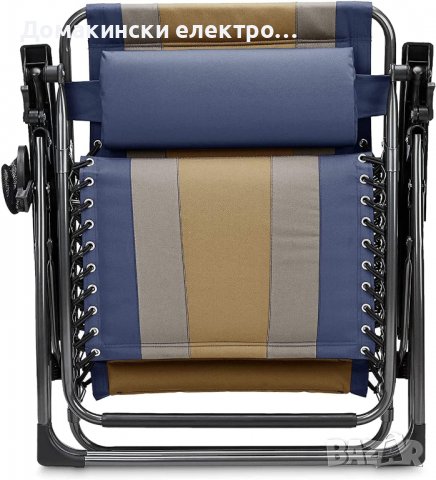 Шезлонг градински стол разтегаем плажен шезлонг, снимка 3 - Столове - 39481342