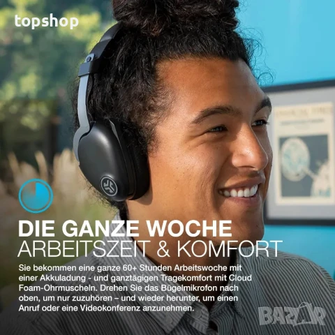 ЧИСТО НОВИ JLab JBuds безжични bluetooth слушалки с микрофон, махаща се слушалка и аукс кабел..., снимка 12 - Bluetooth слушалки - 50493672