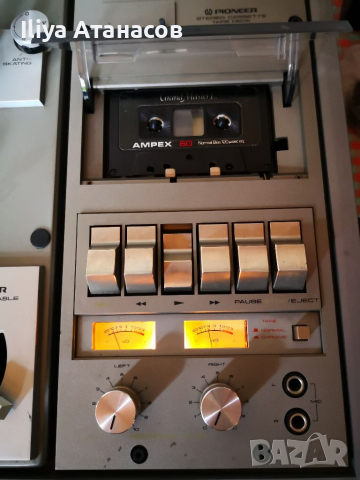 Pioneer M 6500 грамофон, касетен дек, радио и стерео усилвател , снимка 5 - Ресийвъри, усилватели, смесителни пултове - 36437067