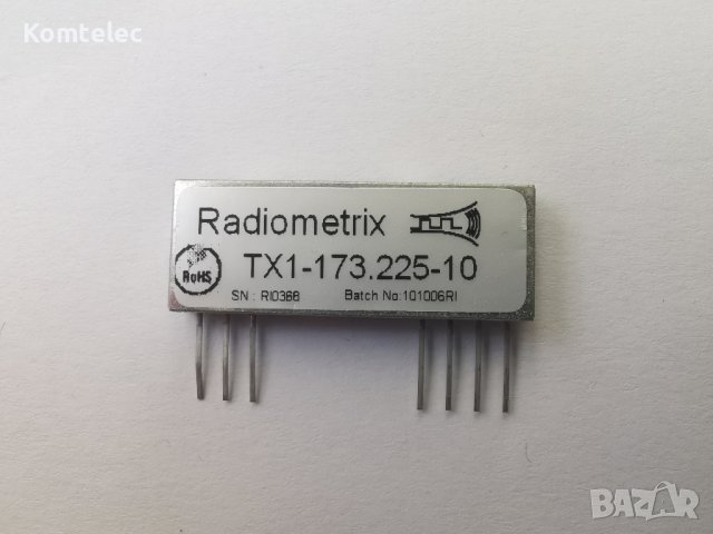 Radiometrix module предавател TX1 173.225 Mhz, снимка 2 - Друга електроника - 39565792