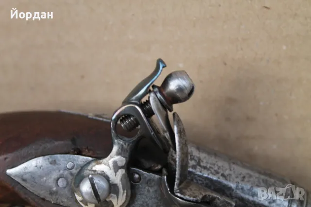 Уникален търговски кремъчен пистолет , снимка 4 - Други ценни предмети - 47270597