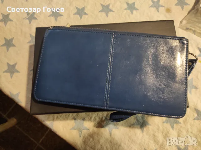 Кожено портмоне голямо , снимка 2 - Портфейли, портмонета - 48477653
