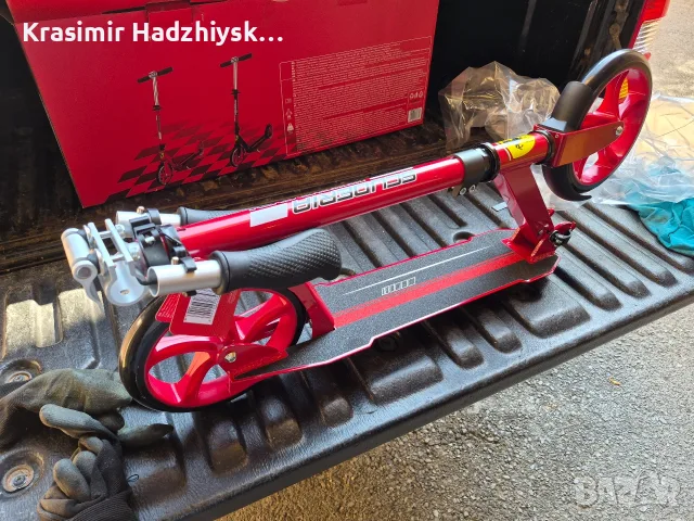 Нова тротинетка Ferrari , снимка 3 - Велосипеди - 56153131