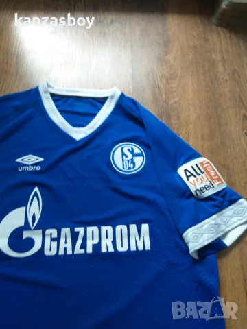 Umbro FC Schalke 04 Home Jersey Kinder 2018/19 - мъжка футболна тениска L, снимка 2 - Тениски - 47413043