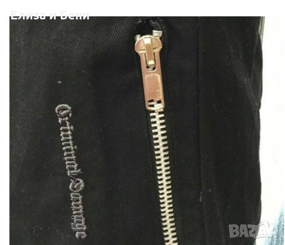  яке Criminal Damage Bondage пънк готик сайбър с катарами куки тип Tripp, снимка 4 - Якета - 35627792