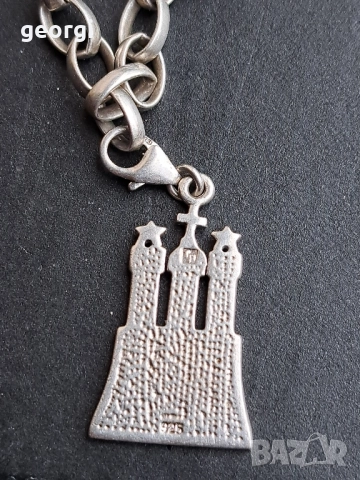 сребърна гривна Thomas sabo Charm club със 7 талисманчета , снимка 9 - Гривни - 52591368