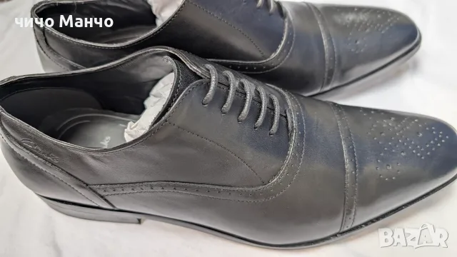 НОВИ! Clarks естествена кожа 42 (UK 8), снимка 2 - Официални обувки - 55709558