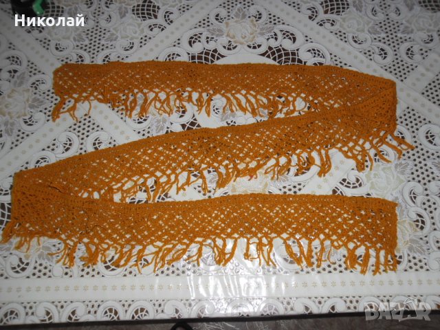 Ръчно плетена дантела на една кука, снимка 4 - Декорация за дома - 33737979
