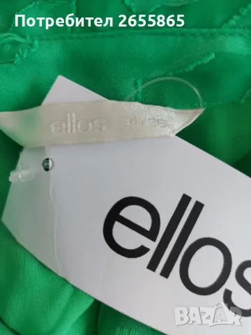 Рокля в зелено ellos, снимка 7 - Рокли - 50374808