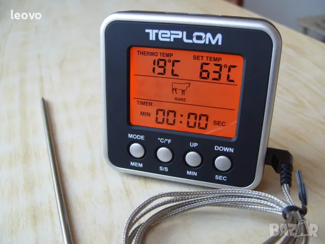 Готварски термометър TM-2381, с таймер и сонда.  Българско ръководство, снимка 15 - Аксесоари за кухня - 48461624