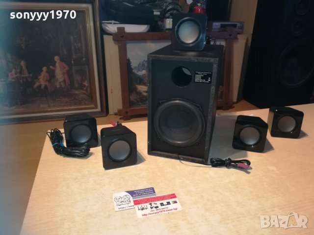 philips subwoofer+5 speakers 1612202051, снимка 6 - Тонколони - 31144664