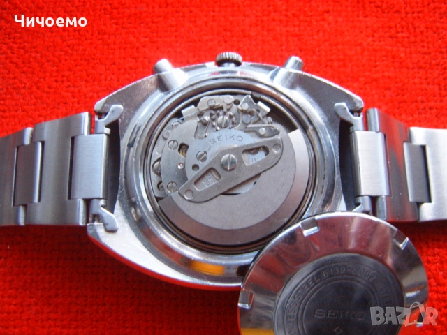 Seiko Chronograph 6139-6002 POGUE, снимка 5 - Антикварни и старинни предмети - 53106421