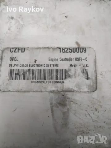 Компютър двигател за Opel Astra, Zafira 1.6 ECU 16250009 CZFD, снимка 3 - Части - 49004464