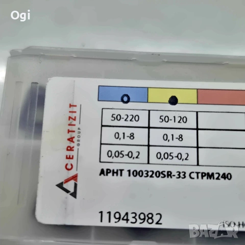 Твърдосплавни пластини, CERATIZIT , снимка 3 - Стругове - 54171899