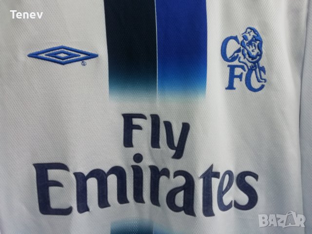 Chelsea Umbro Vintage оригинална футболна тениска фланелка Челси дълъг ръкав , снимка 3 - Тениски - 40015592
