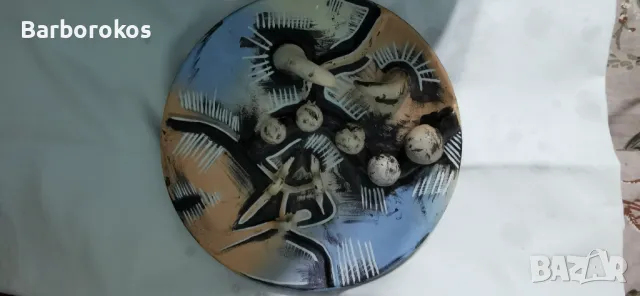 Керамична чиния за Стена, снимка 2 - Декорация за дома - 46641104