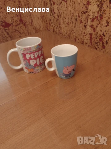 Керамични чаши Пепа пиг, снимка 9 - Прибори, съдове, шишета и биберони - 40850960
