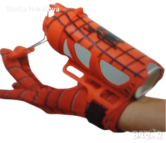 Играчка Ръкавица-Спайдърмен изстрелваща паяжина или вода, снимка 2 - Фигурки - 42454674