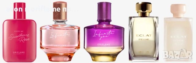 ORIFLAME - Divine, Giordani, Eclat, Amber Elixir, Infinita, Love Potion, снимка 3 - Дамски парфюми - 52368589