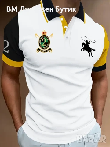 🏇 Луксозна Поло Тениска BM – Стил, Качество и Комфорт в Едно, снимка 4 - Тениски - 51190877