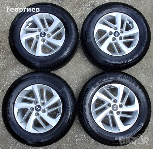 Оригинални джанти от Hyundai 16-цола с нови зимни гуми