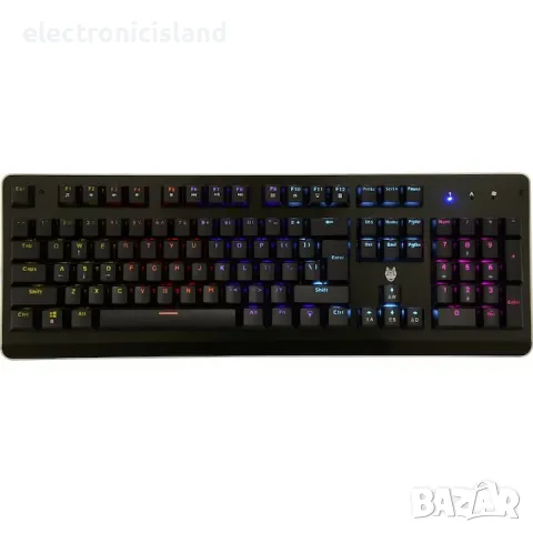 Механична пълен рамер клавиатура Gaming A+ Seth, метален корпус, 9 режима Rainbow подсветка, снимка 2 - Клавиатури и мишки - 48158647