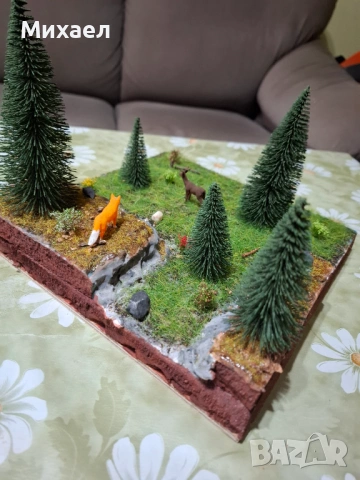 Макет / Диорама - Гората и дивите животни, снимка 3 - Други - 54176964