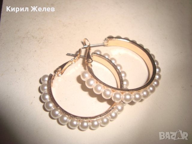 КРАСИВИ ТИП ПЕРЛЕНИ ВИНТИДЖ ОБЕЦИ 20780, снимка 5 - Обеци - 32175879