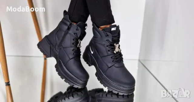 Nike черни дамски зимни боти , снимка 8 - Дамски боти - 48139325